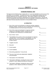 Form EQP4510 Financial Test - Corporate Guarantee - Michigan, Page 3