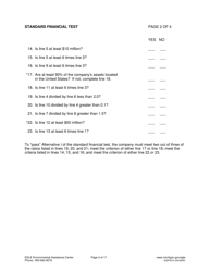 Form EQP4510 Financial Test - Corporate Guarantee - Michigan, Page 4