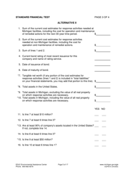 Form EQP4510 Financial Test - Corporate Guarantee - Michigan, Page 5