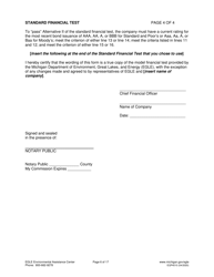 Form EQP4510 Financial Test - Corporate Guarantee - Michigan, Page 6