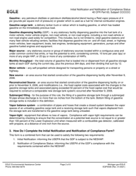 Form EQP3548 Initial Notification and Notification of Compliance Status for Gasoline Dispensing Facilities (Gdfs) - Michigan, Page 2