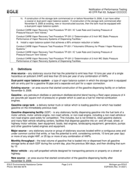 Form EQP3549 Notification of Performance Testing for Gasoline Dispensing Facilities (Gdfs) - Michigan, Page 2