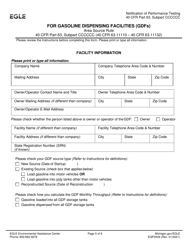 Form EQP3549 Notification of Performance Testing for Gasoline Dispensing Facilities (Gdfs) - Michigan, Page 5