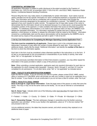 Instructions for Form EQP5111 Operating License Application Form for Hazardous Waste Treatment, Storage, and Disposal Facilities - Michigan, Page 3