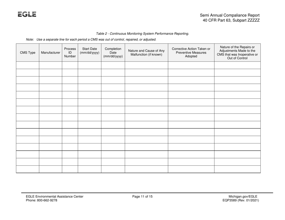 Form EQP3589 - Fill Out, Sign Online and Download Fillable PDF ...