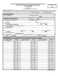 Instructions for Form P-101, EQP5754 Preparer - Michigan, Page 2