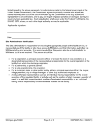 Form EQP9227 Miwaters Certifier Agreement - Michigan, Page 3