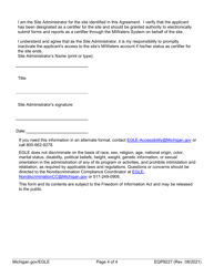 Form EQP9227 Miwaters Certifier Agreement - Michigan, Page 4