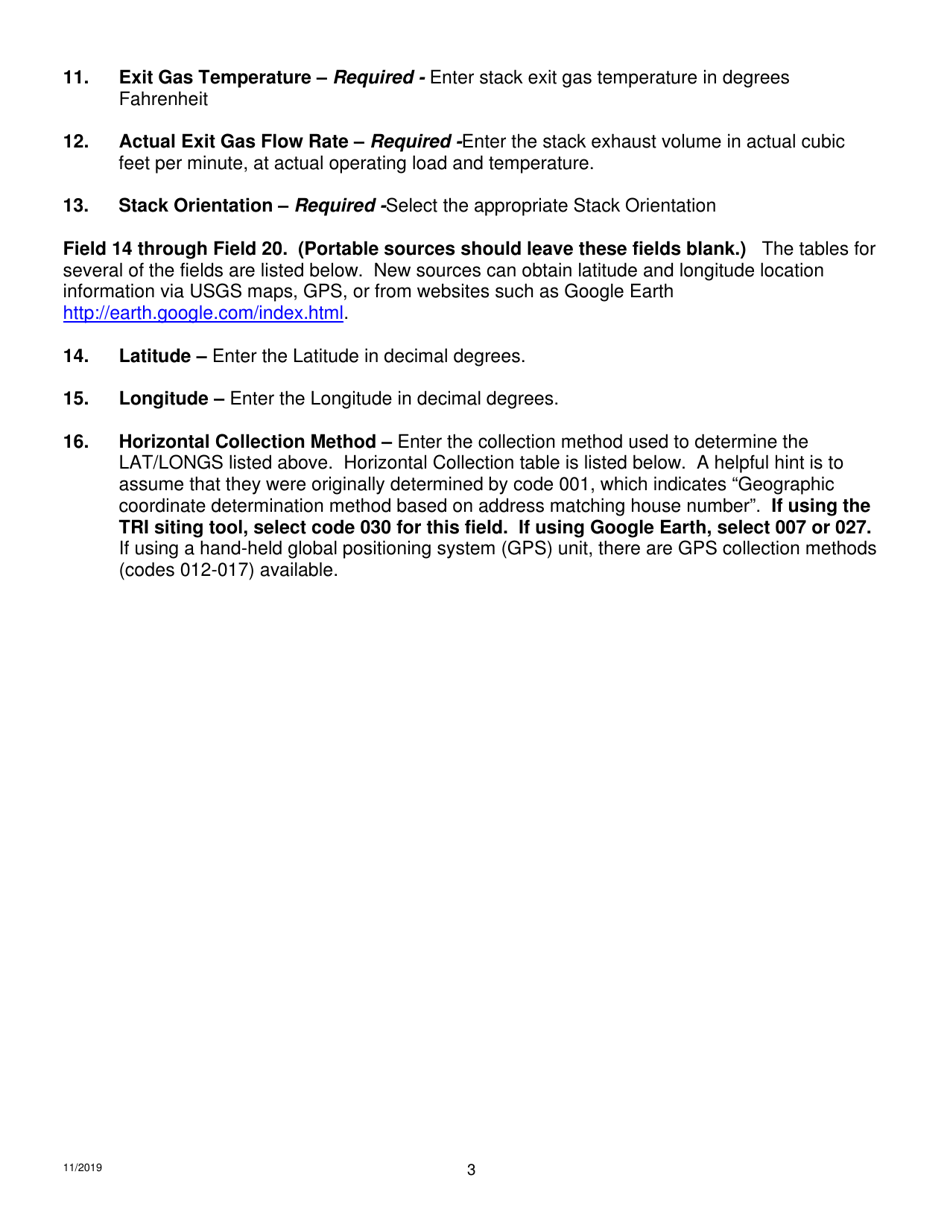 Instructions for Form SV-101, EQP5749 Stack Form - Michigan, Page 3