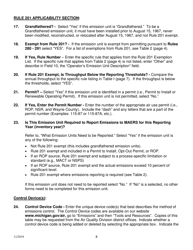 Instructions for Form EU-101, EQP5750 Emission Unit - Michigan, Page 8