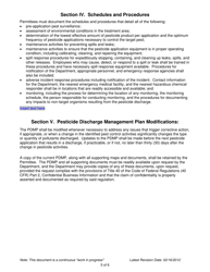 National Pollutant Discharge Elimination System Pesticide General Permit - Pesticide Discharge Management Plan (Pdmp) Template - Michigan, Page 5