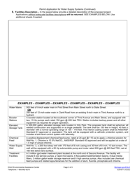 Form EQP5877 Permit Application for Water Supply Systems - Michigan, Page 2