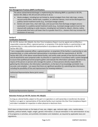 Form EQP9257 One-Time Compliance Report for Dental Dischargers - Michigan, Page 4