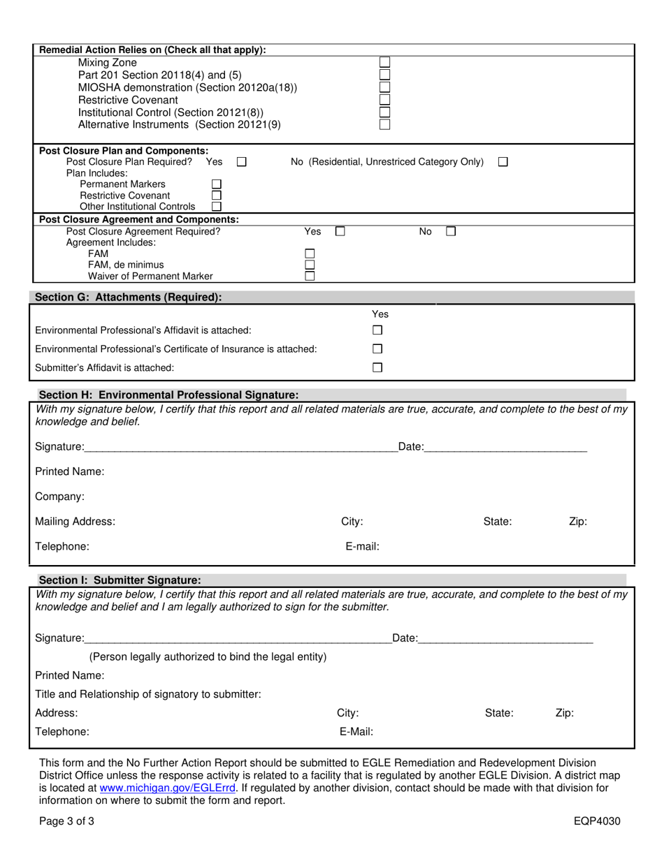 Form EQP4030 - Fill Out, Sign Online and Download Printable PDF ...