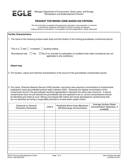 Form EQP4483  Printable Pdf