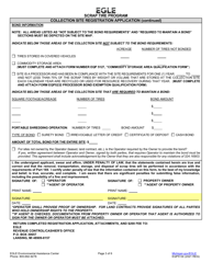 Form EQP5134 Collection Site Registration Application - Scrap Tire Program - Michigan, Page 3