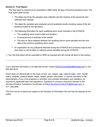 Form EQP9276 Short-Term Storm Water Characterization Study Plan Checklist - Michigan, Page 4