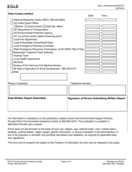 Form EQP3465 Spill or Release Report - Michigan, Page 4