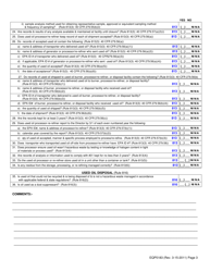Form EQP5183 Used Oil Inspection Form - Oil Processors and Re-refiners - Michigan, Page 3