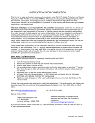 Form EQP5881 Water Supply Assessment - Michigan, Page 3