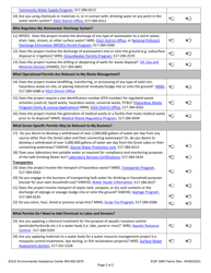 Form EQP3580 Permit Information Checklist for Farming Operations - Michigan, Page 2