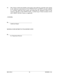 Vendor Contract for Indefinite Delivery of Services - Michigan, Page 24