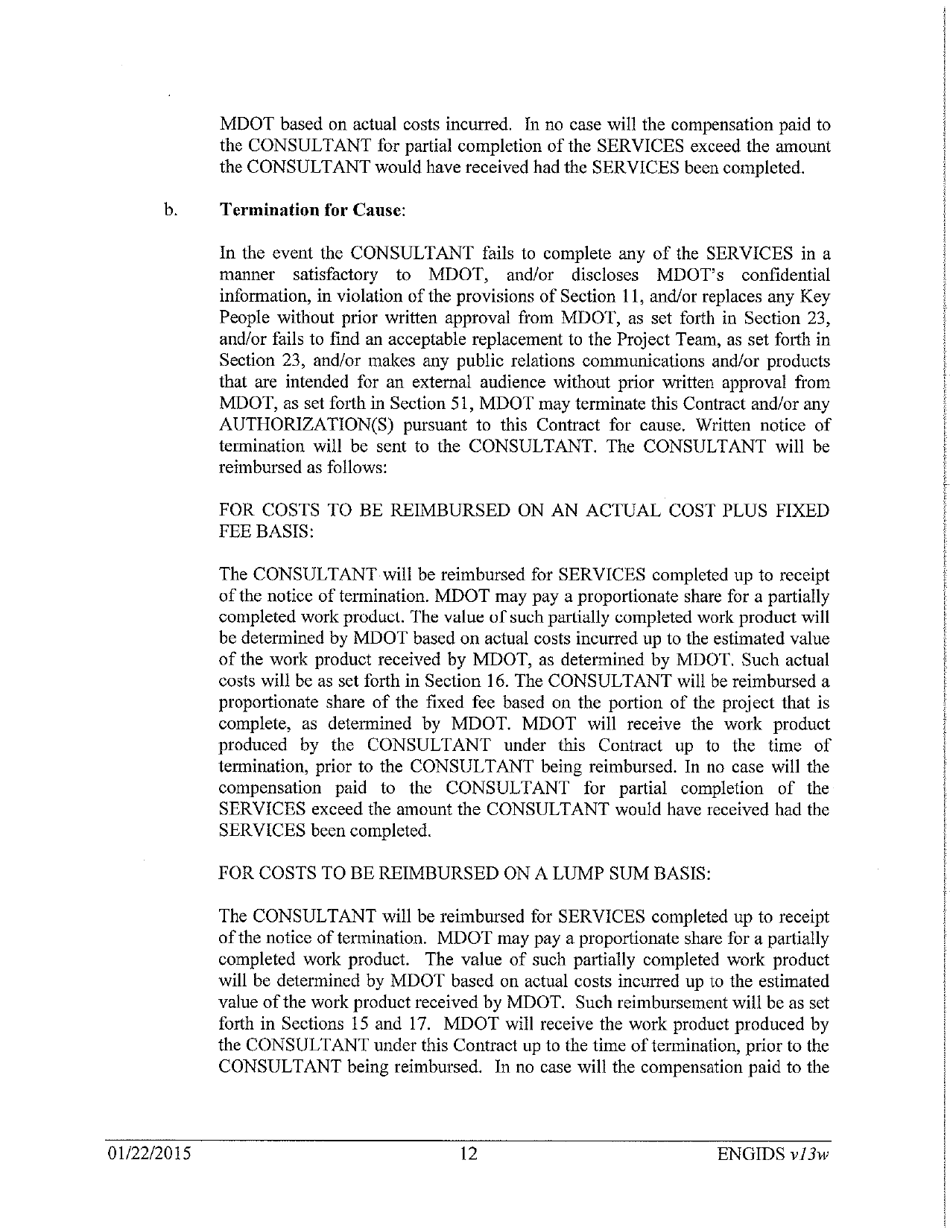 Vendor Contract for Indefinite Delivery of Services - Michigan, Page 12