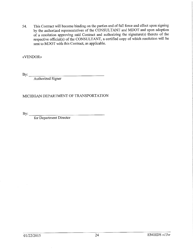 Vendor Contract for Indefinite Delivery of Services - Michigan, Page 24