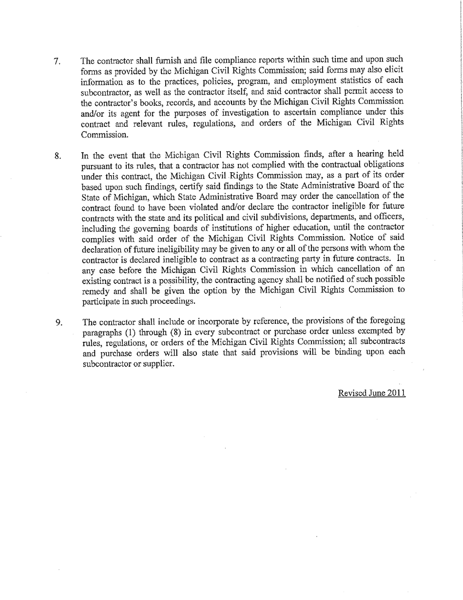 Vendor Contract for Indefinite Delivery of Services - Michigan, Page 32