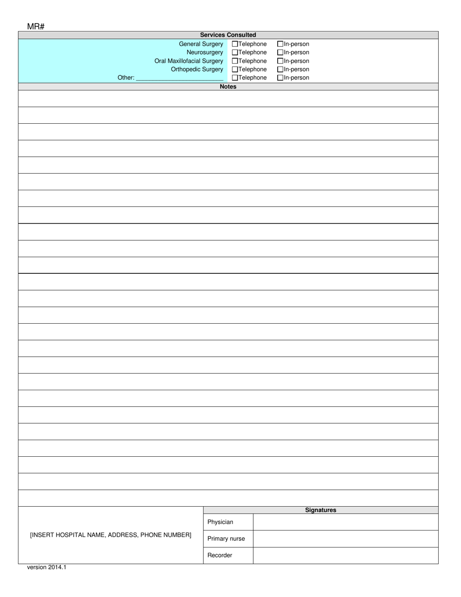 Trauma Flow Sheet - Michigan, Page 4