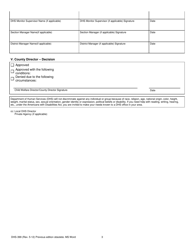 Form DHS-399 Foster Care Placement Exception Request - Michigan, Page 3