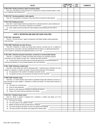 Form OCAL-3091 Court Operated Facility Compliance Record - Michigan, Page 10