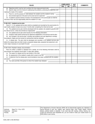 Form OCAL-3091 Court Operated Facility Compliance Record - Michigan, Page 12