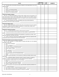 Form OCAL-3091 Court Operated Facility Compliance Record - Michigan, Page 4