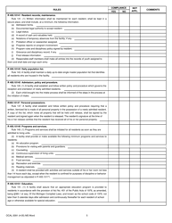 Form OCAL-3091 Court Operated Facility Compliance Record - Michigan, Page 5