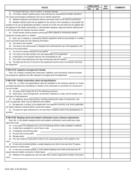 Form OCAL-3091 Court Operated Facility Compliance Record - Michigan, Page 9