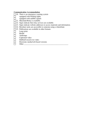 Ada Title II Self Evaluation Checklist - Michigan, Page 2