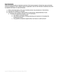 Level Iii Medical Record Evaluation Tool - Michigan, Page 3