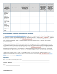 Initial Registration Form for Unaccredited Nonpublic Schools (Including Homeschools) - Minnesota, Page 3