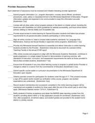 Form ED-02444-05 Online Learning Program Annual Update - Minnesota, Page 2
