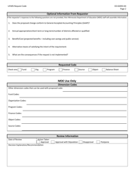 Form ED-02093-04 Ufars Code Request - Minnesota, Page 2