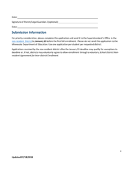 Statewide Enrollment Options Application for State-Funded Voluntary Pre-kindergarten or School Readiness Plus - Minnesota, Page 4