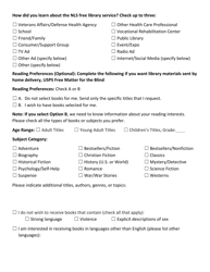 Application for Free Library Service: Individuals - Minnesota, Page 4