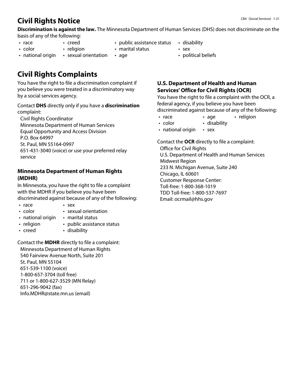 Form DHS-4005-ENG Telephone Equipment Distribution Program Application - Minnesota, Page 7