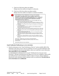 Form HAR101 Instructions - Applying for a Harassment Restraining Order - Minnesota (English/Spanish), Page 10