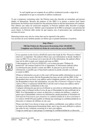 Form HAR101 Instructions - Applying for a Harassment Restraining Order - Minnesota (English/Spanish), Page 6