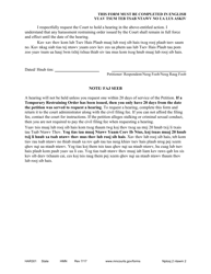 Form HAR301 Request for Hearing - Minnesota (English/Hmong), Page 2