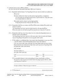 Form HAR102 Petition for Harassment Restraining Order - Minnesota (English/Hmong), Page 12