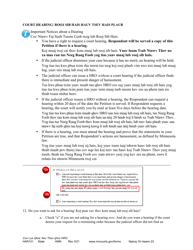 Form HAR101 Instructions - Asking for a Harassment Restraining Order (Hro) - Minnesota (English/Hmong), Page 16