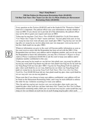 Form HAR101 Instructions - Asking for a Harassment Restraining Order (Hro) - Minnesota (English/Hmong), Page 7